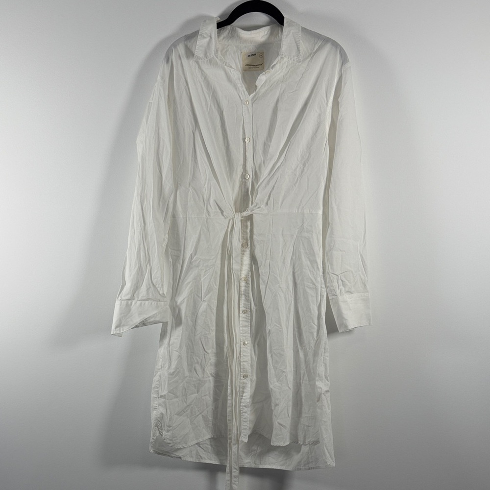 NWOT Unsubscribed White Mini Shirt Dress